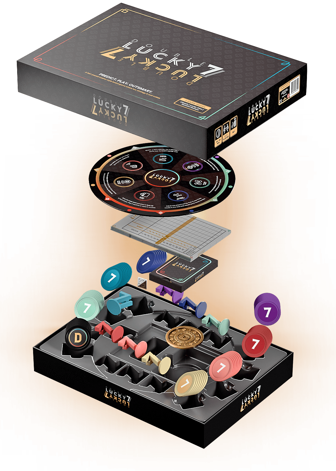 Double Lucky 7: Board Game & Card Game – The GAME HIT of 2025